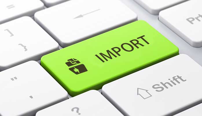 Baisse des importations en novembre 2019